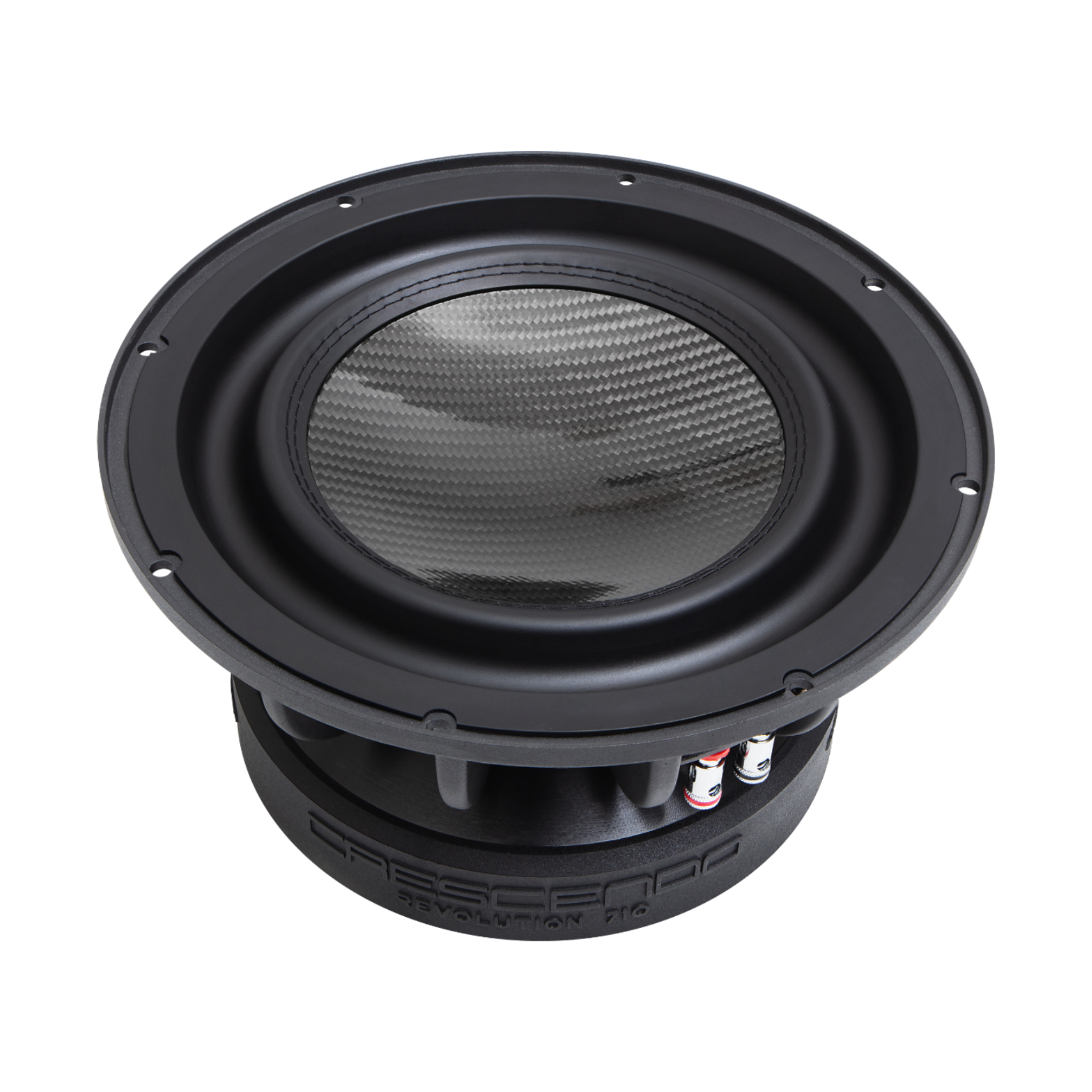 Crescendo revolution 710 subwoofer front without grill