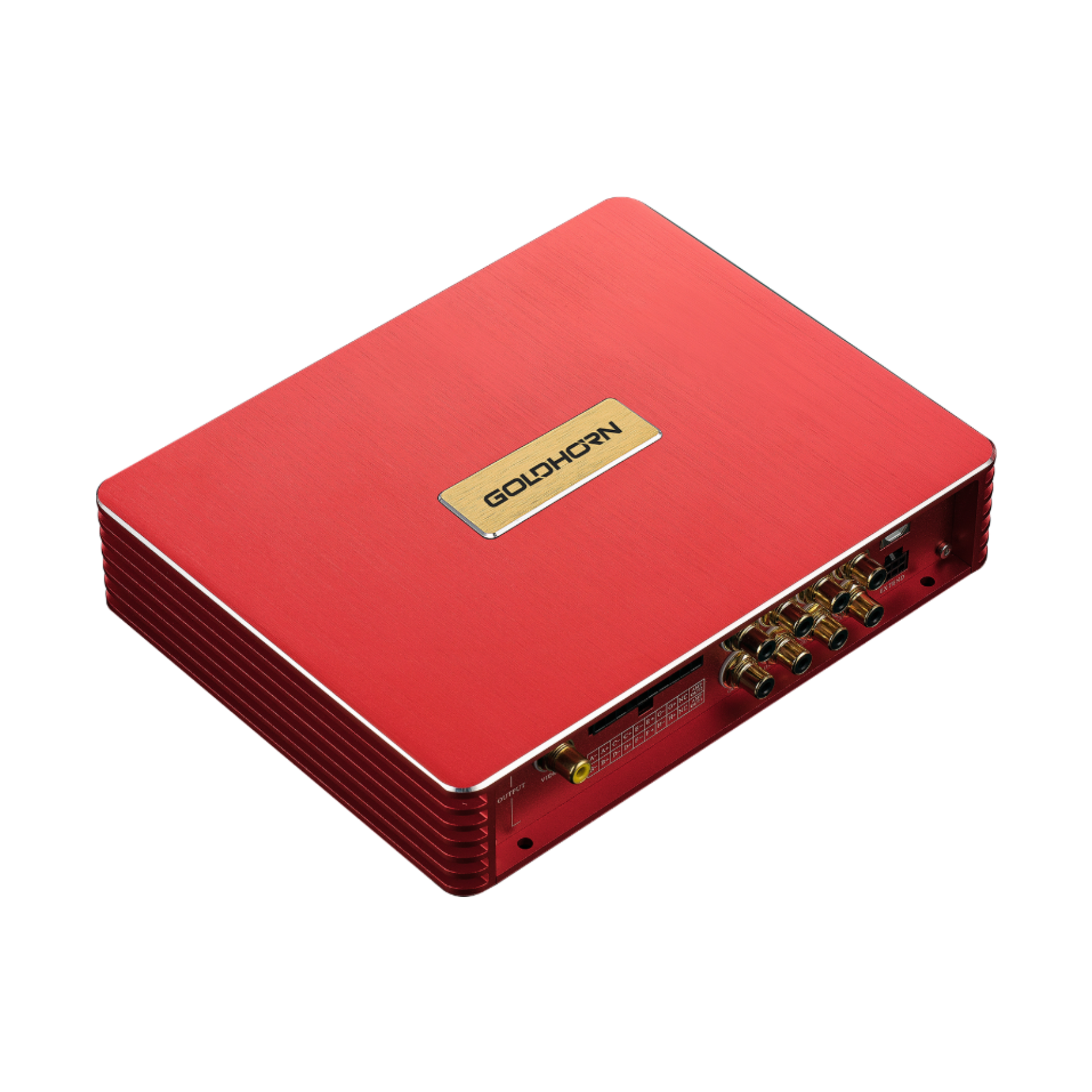 Goldhorn P2 DSPA Pro DSD player and amplifier angled view