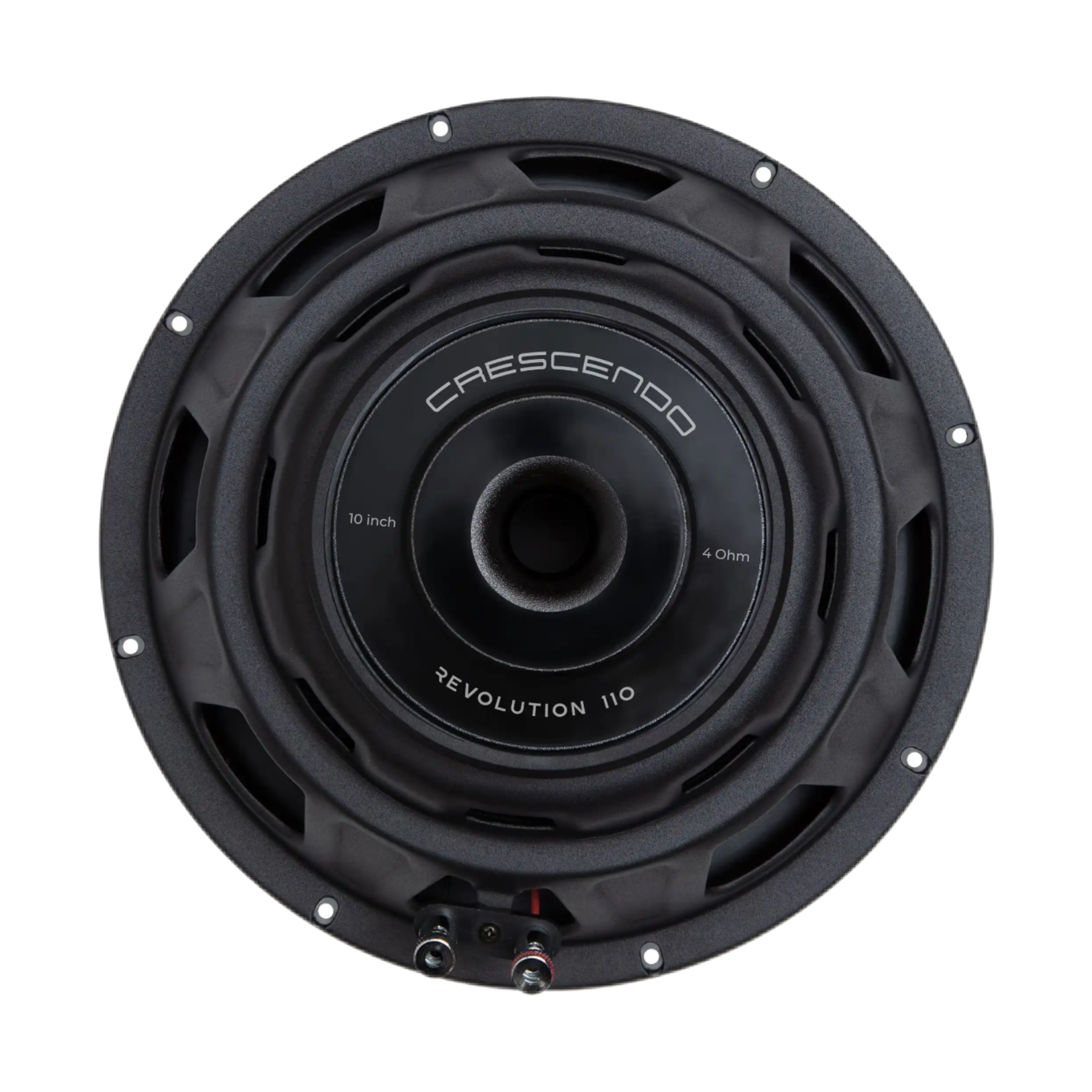 Crescendo revolution 110 10 inch subwoofer bottom