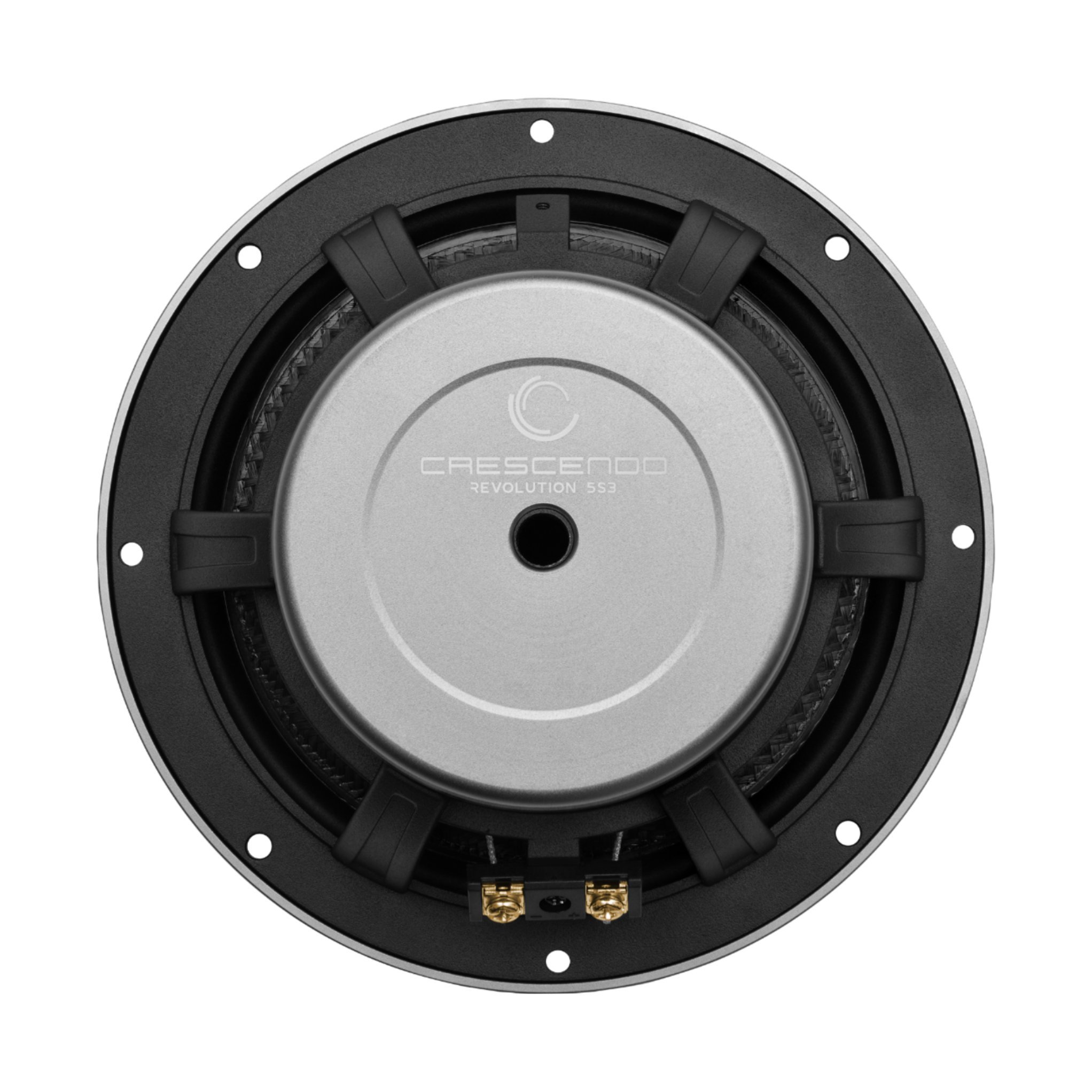 Crescendo Revolution 5S2 midrange speaker bottom view
