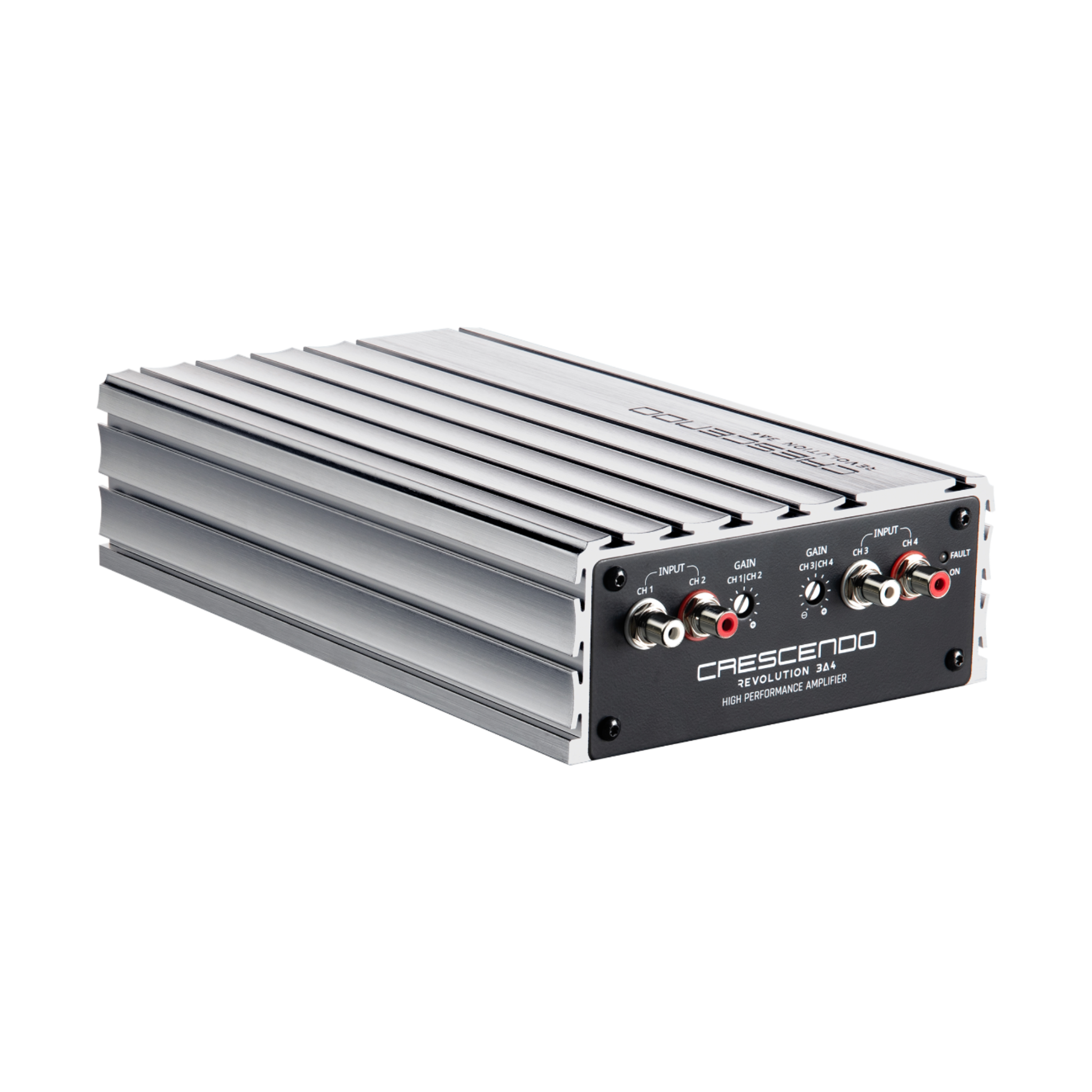 Crescendo revolution 3A4 4 channel amplifier front view