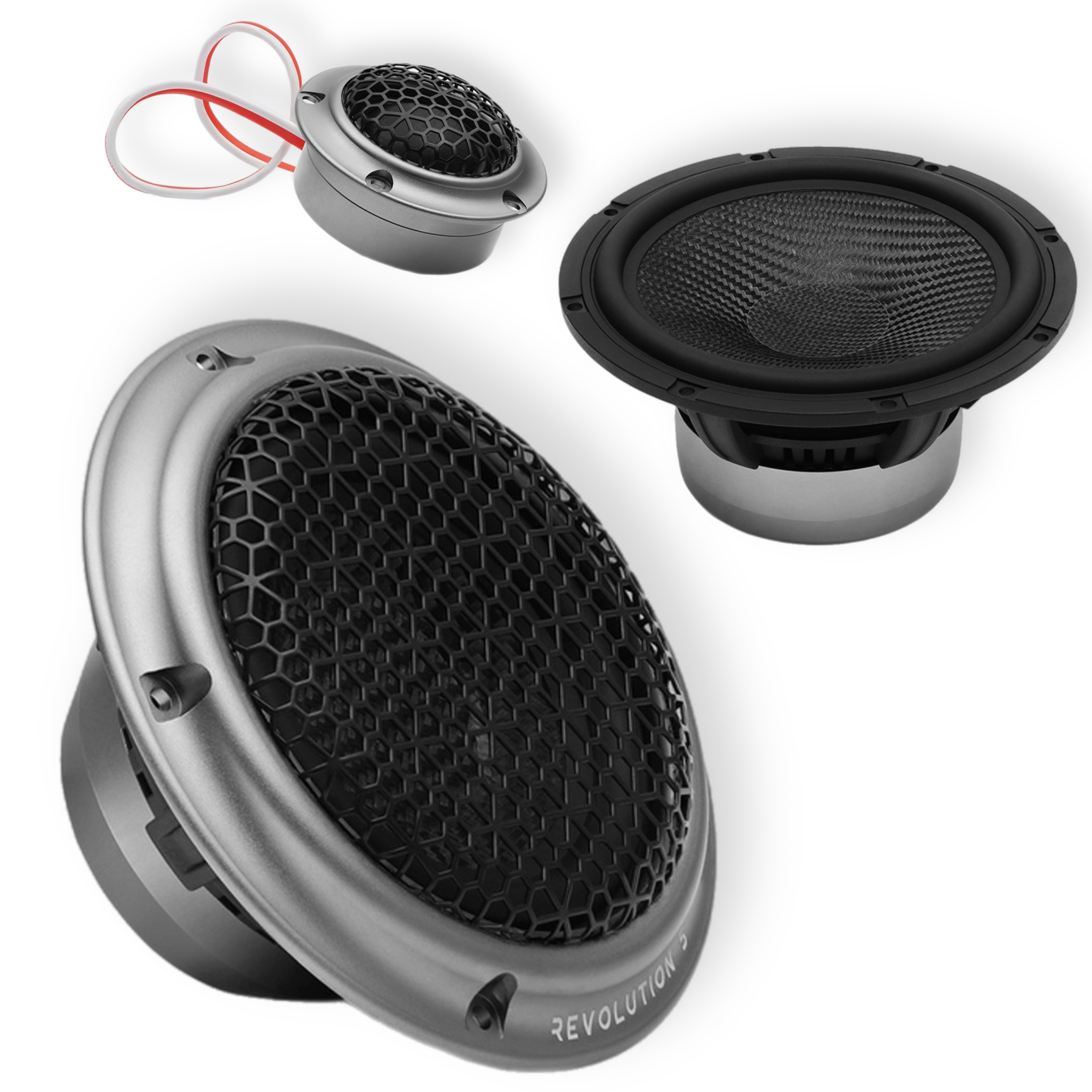 Crescendo Revolution 5S3 3-Way Component Speaker System