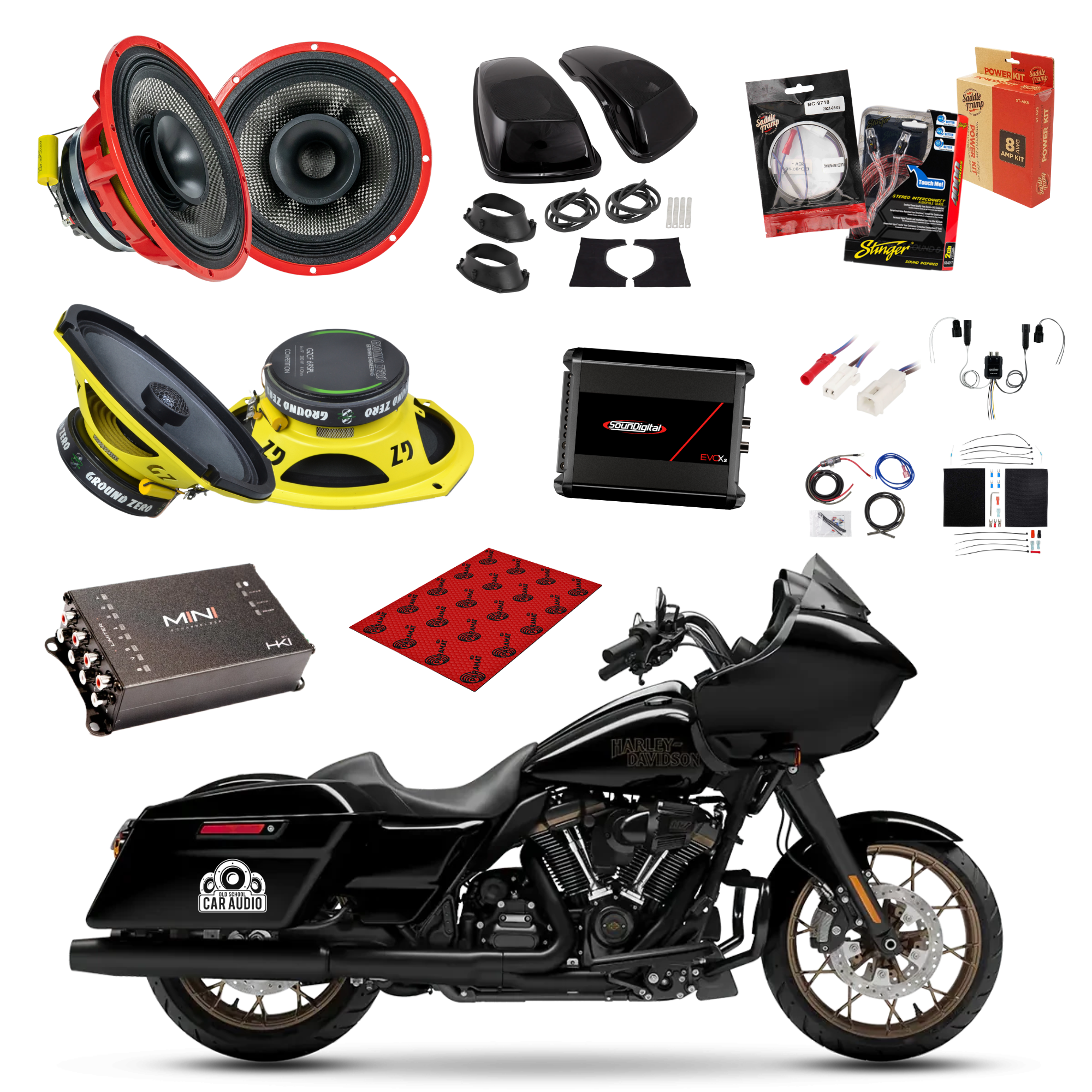 OSCA BAGGER PRO KIT — Harley Davidson Touring Audio Upgrades (2014-2023.5)
