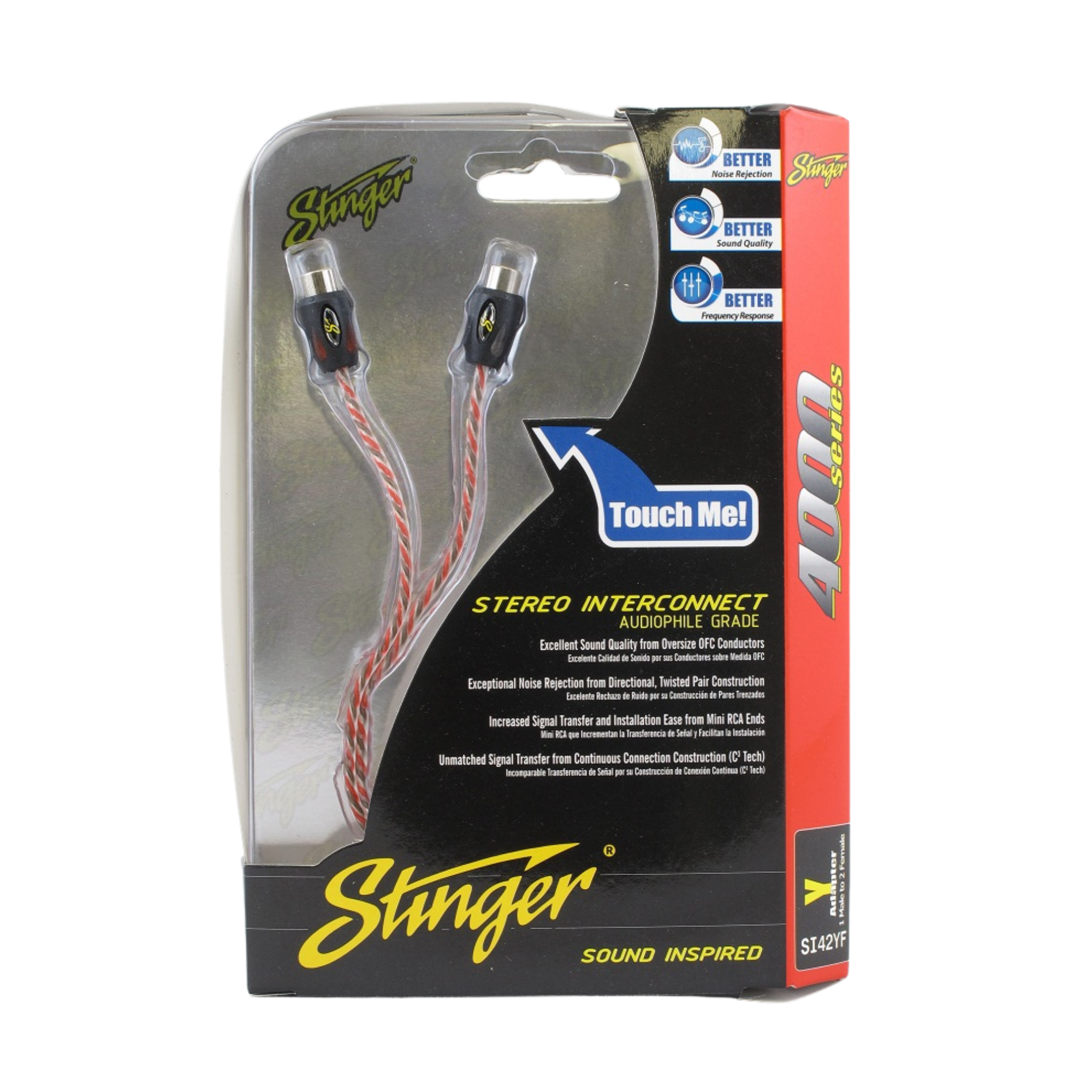 Stinger 4000 series female y-RCA Lead