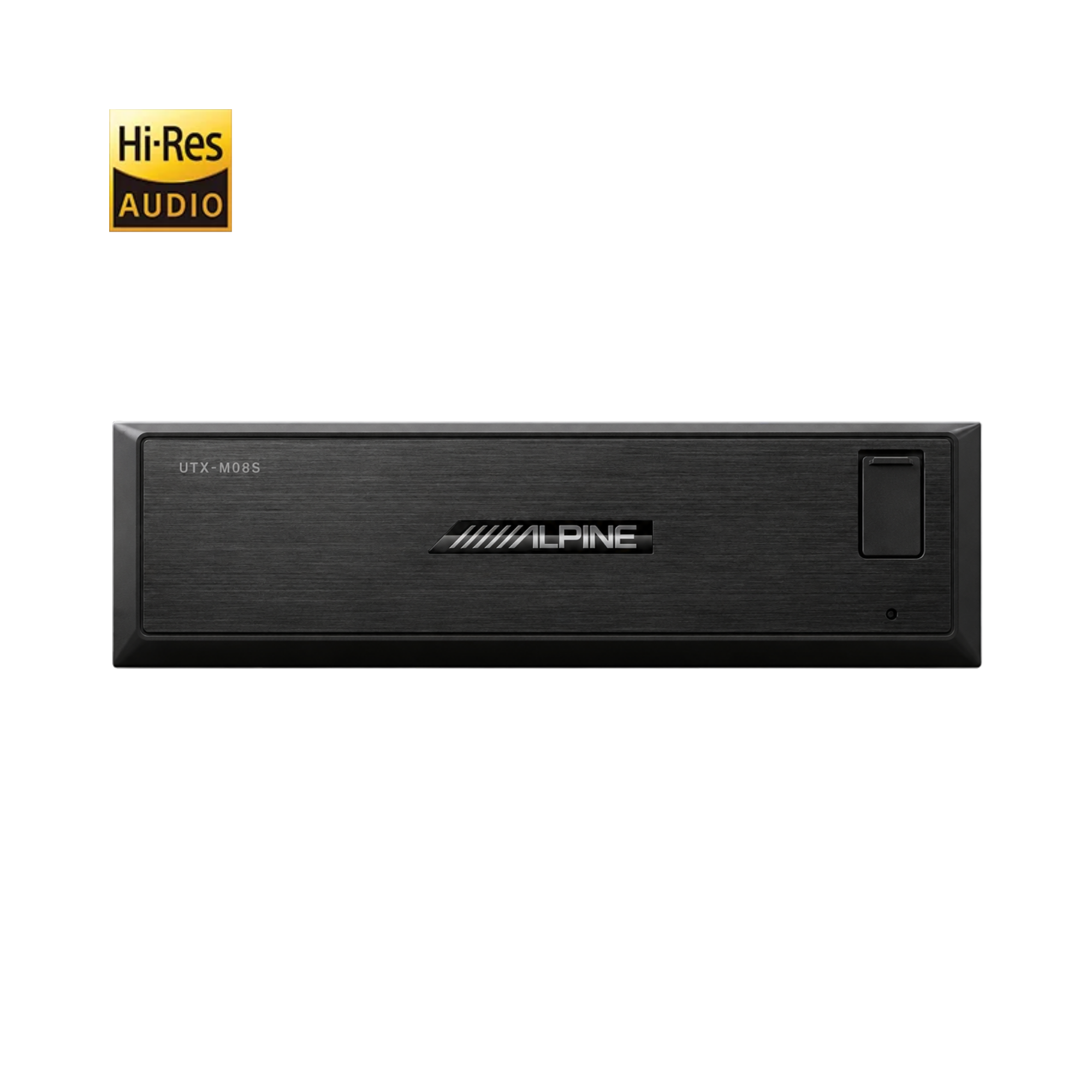 Alpine UTX-M08S — Hi-Res Audio Digital Media Player (Bluetooth + Dual USB)