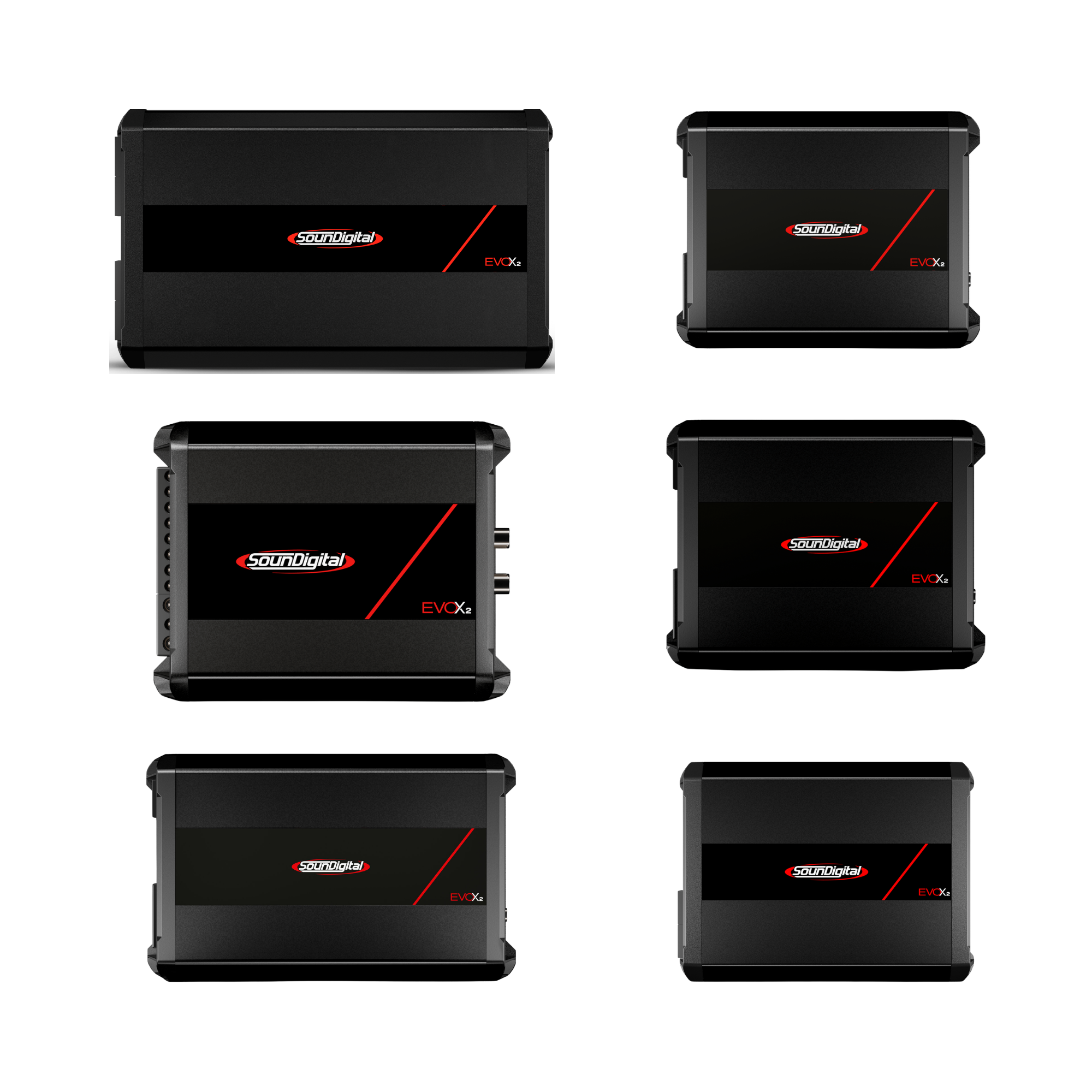 Amplificador de línea SounDigital EVOX2 RANGO DE SELECCIÓN (1Ω/2Ω/4Ω)