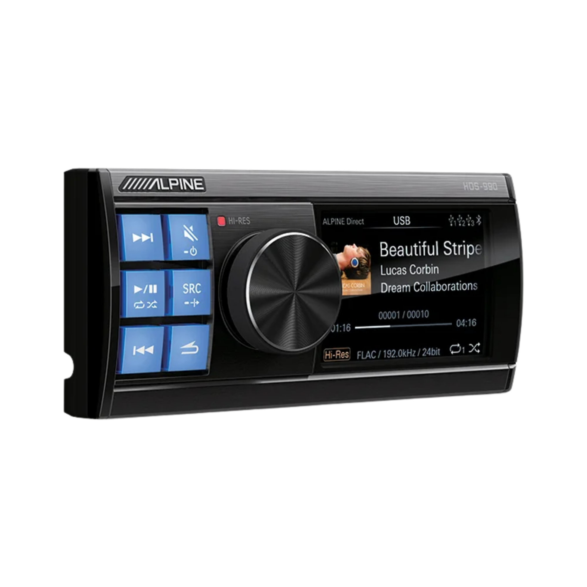 Alpine Status HDS-990 — Hi-Res Audio Media Player