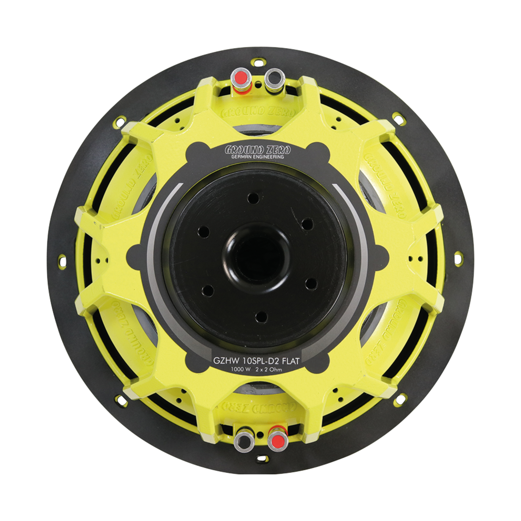 Ground Zero GZHW 10SPL-D2 — 10" Flat SPL Subwoofer (1000W)