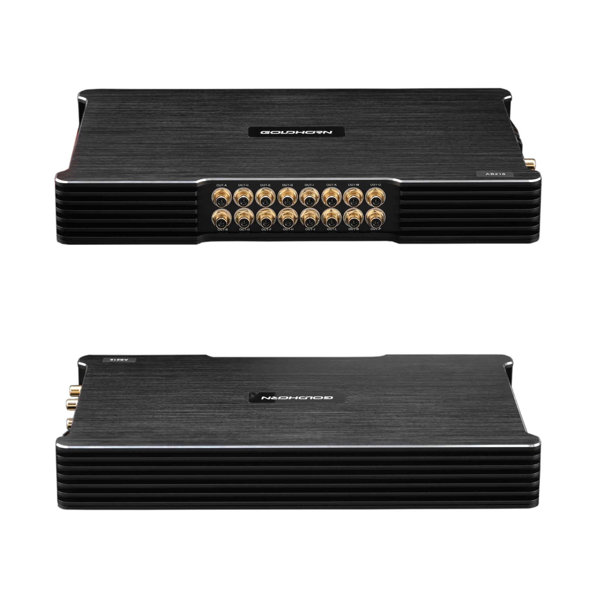 Goldhorn AB218 — 20 Channel A²B DSP Amplifier for EVs