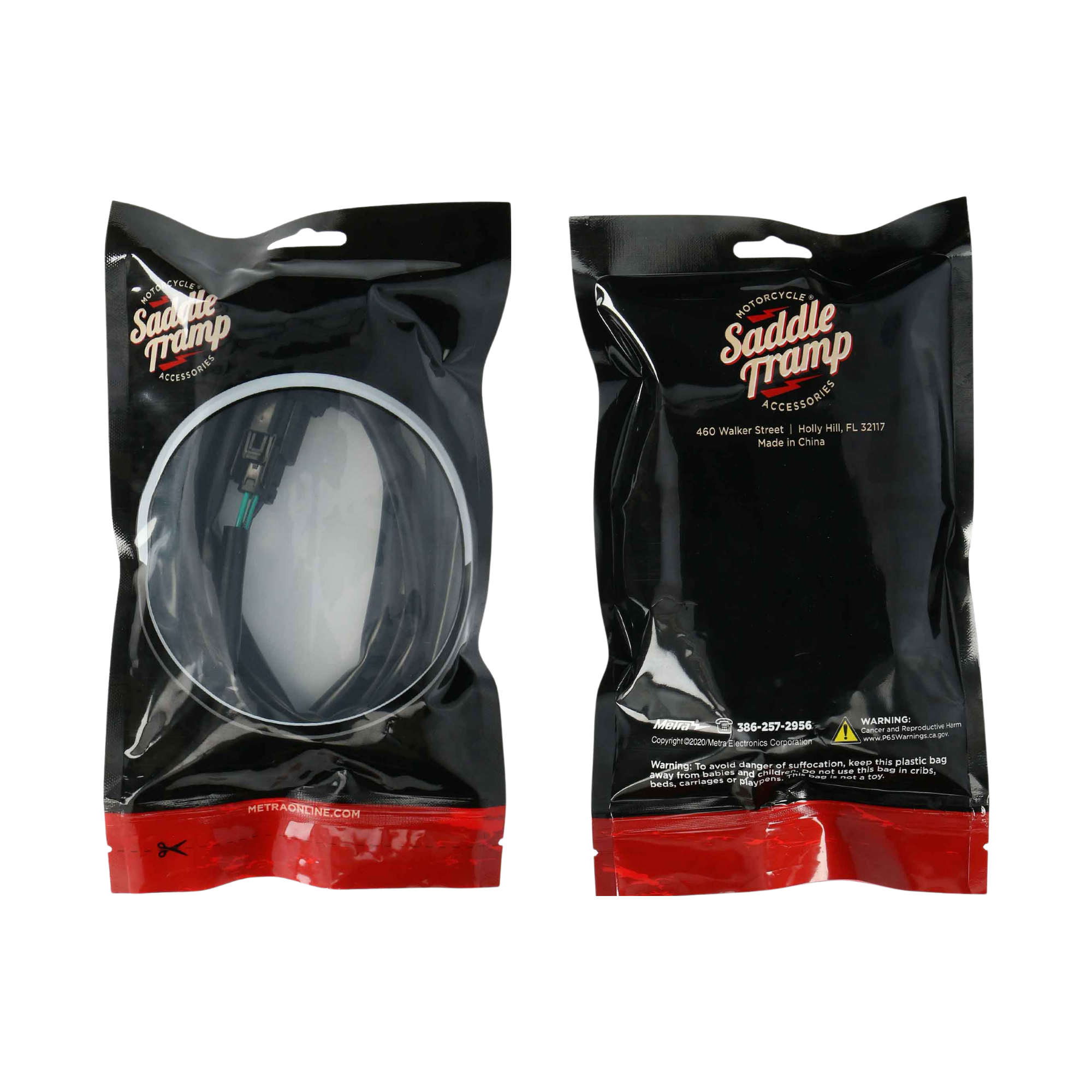 Metra BC-9720 Backbone Rear Speaker Extension Harness (Harley 1996-2023)
