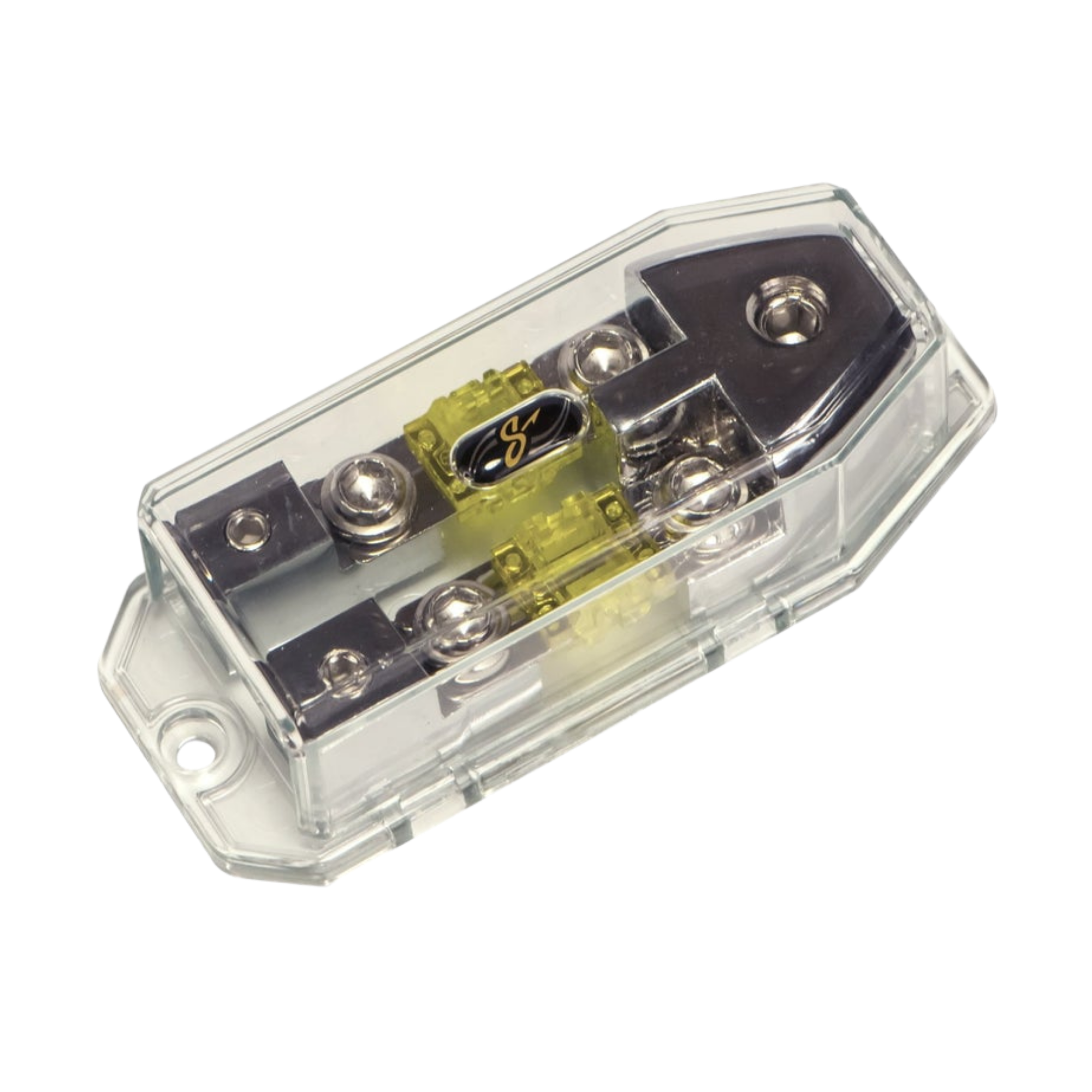Stinger SHD820 2 way fused distribution block with MIDI fuse compatibility