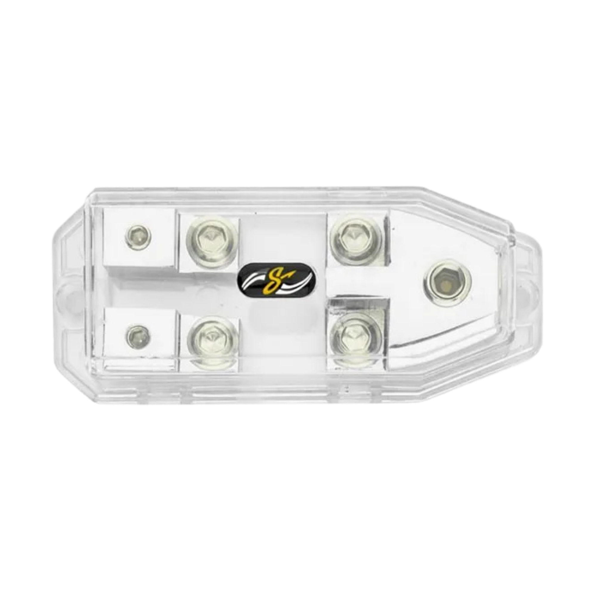 Stinger SHD820 2 way fused distribution block with MIDI fuse compatibility