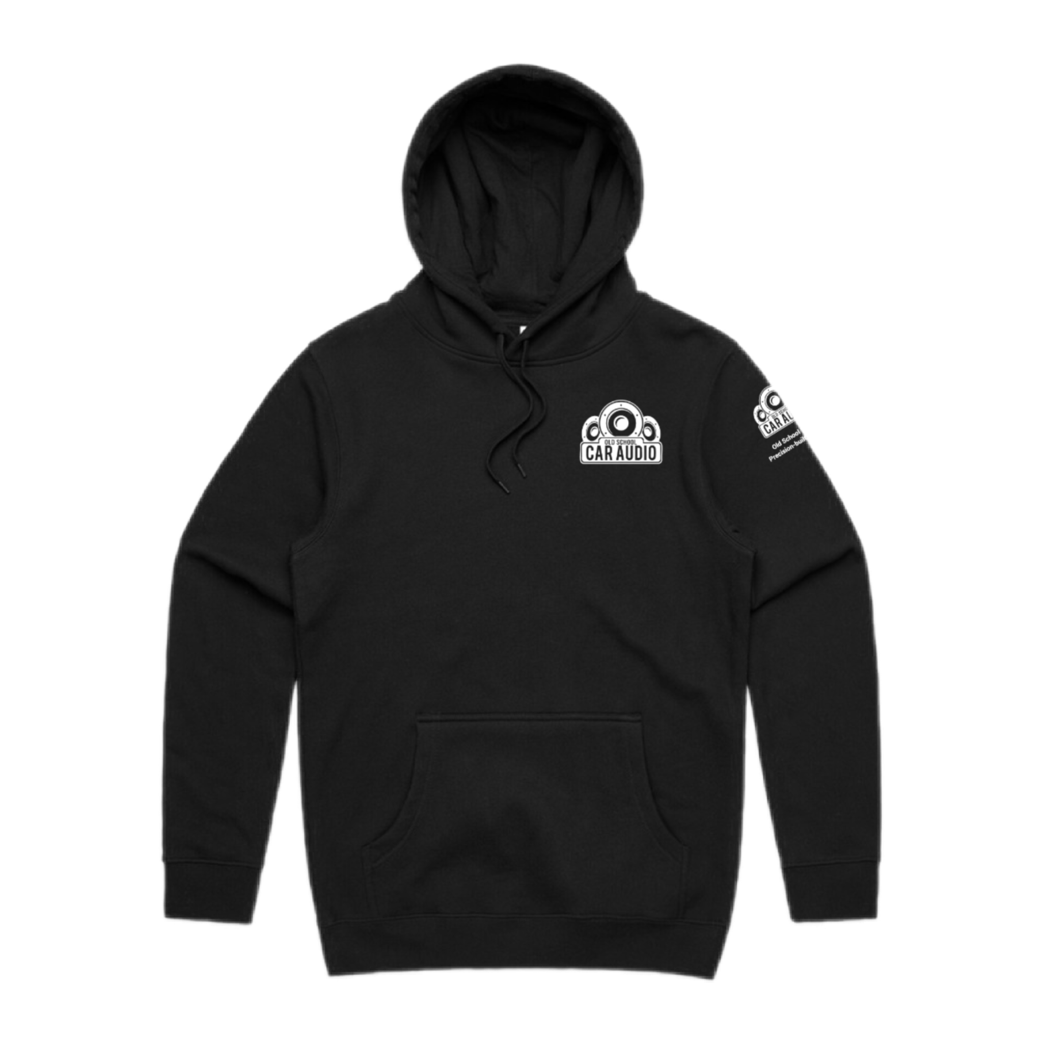 OSCA competition logo black hoodie front