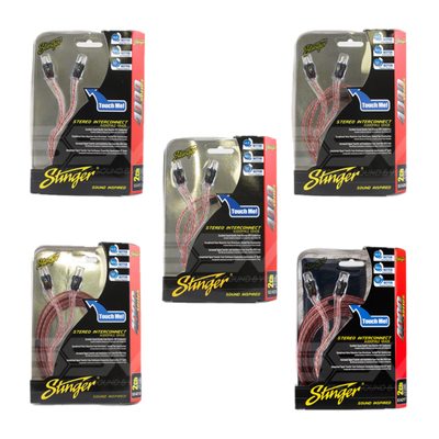 Stinger 4000 Series — 2 Channel RCA Lead (0.5m-5m)