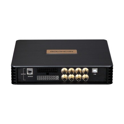 Goldhorn DSPA 816 Pro 16 channel DSP amplifier front view