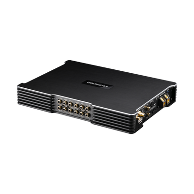 Goldhorn DSPA 1012 Plus DSP amplifier front angled view