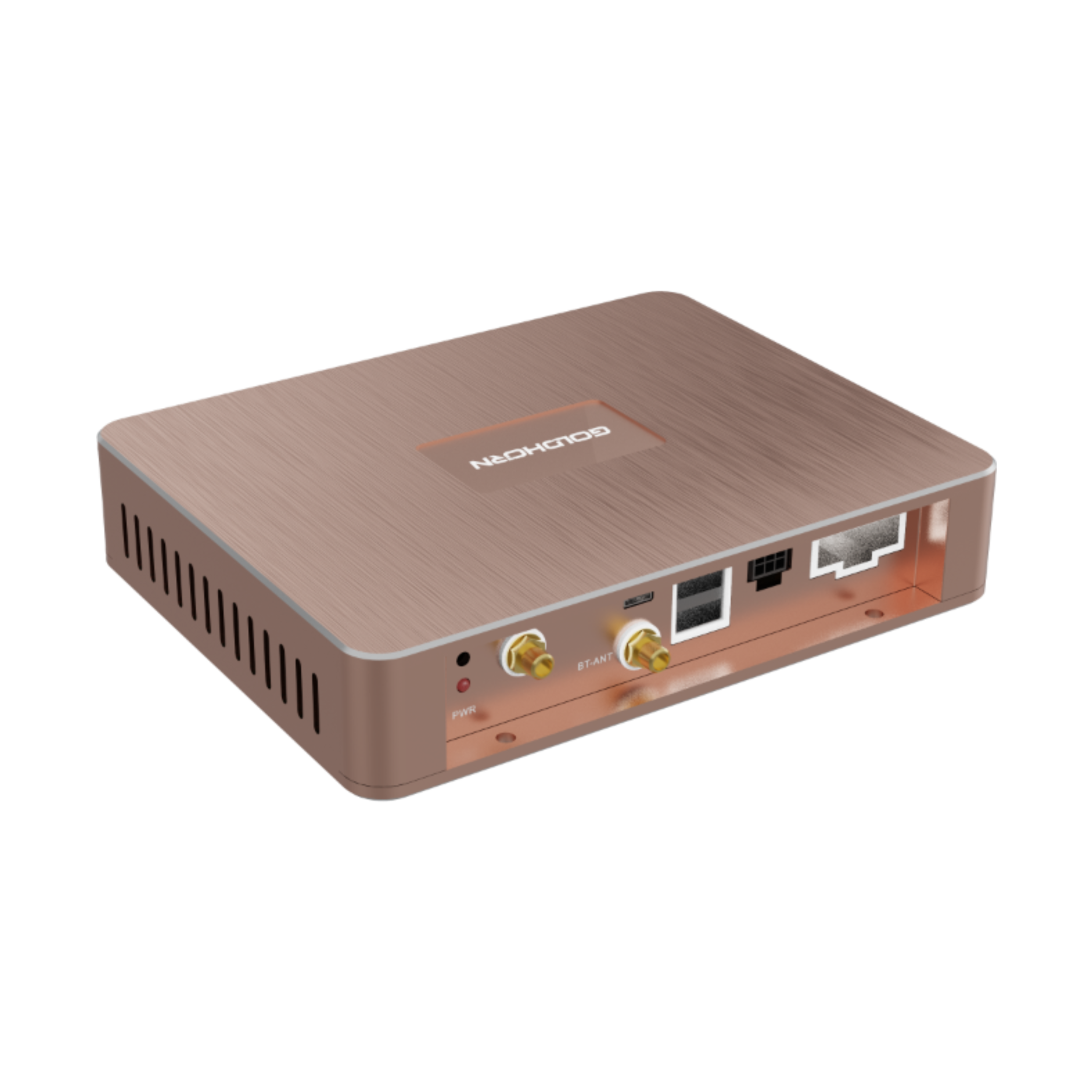 Goldhorn P1 DSD player angled view