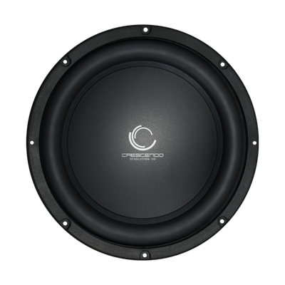 Crescendo revolution 110 10 inch subwoofer top
