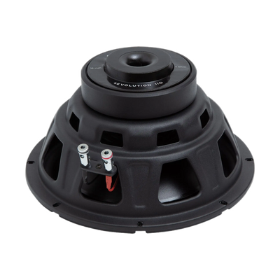 Crescendo revolution 110 10 inch subwoofer back view