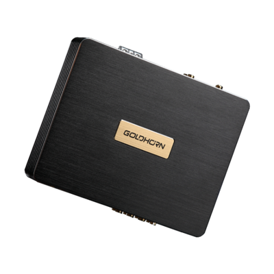 Goldhorn DSPA 816 Pro 16 channel DSP amplifier top view