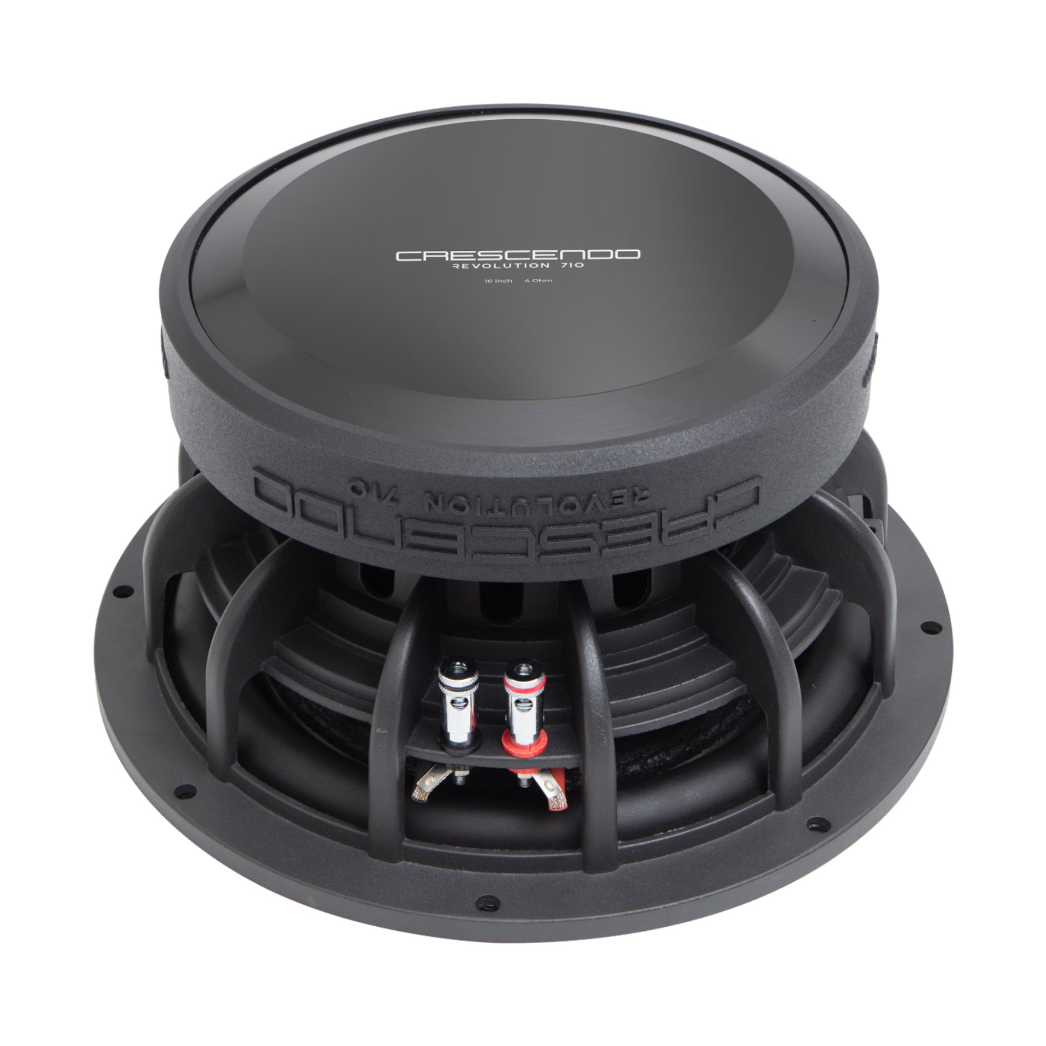 Crescendo revolution 710 10 inch subwoofer back view