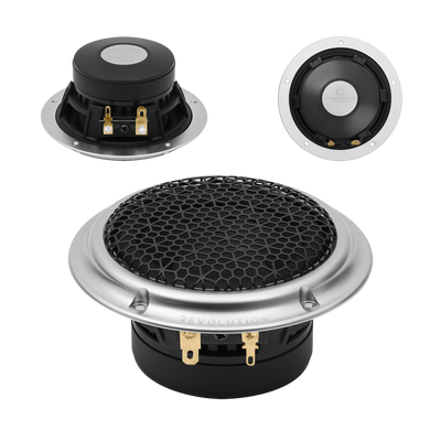 Crescendo Revolution 3S3 midrange speaker various angles