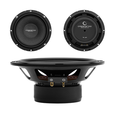 Crescendo revolution 1S2 midbass speaker various angles