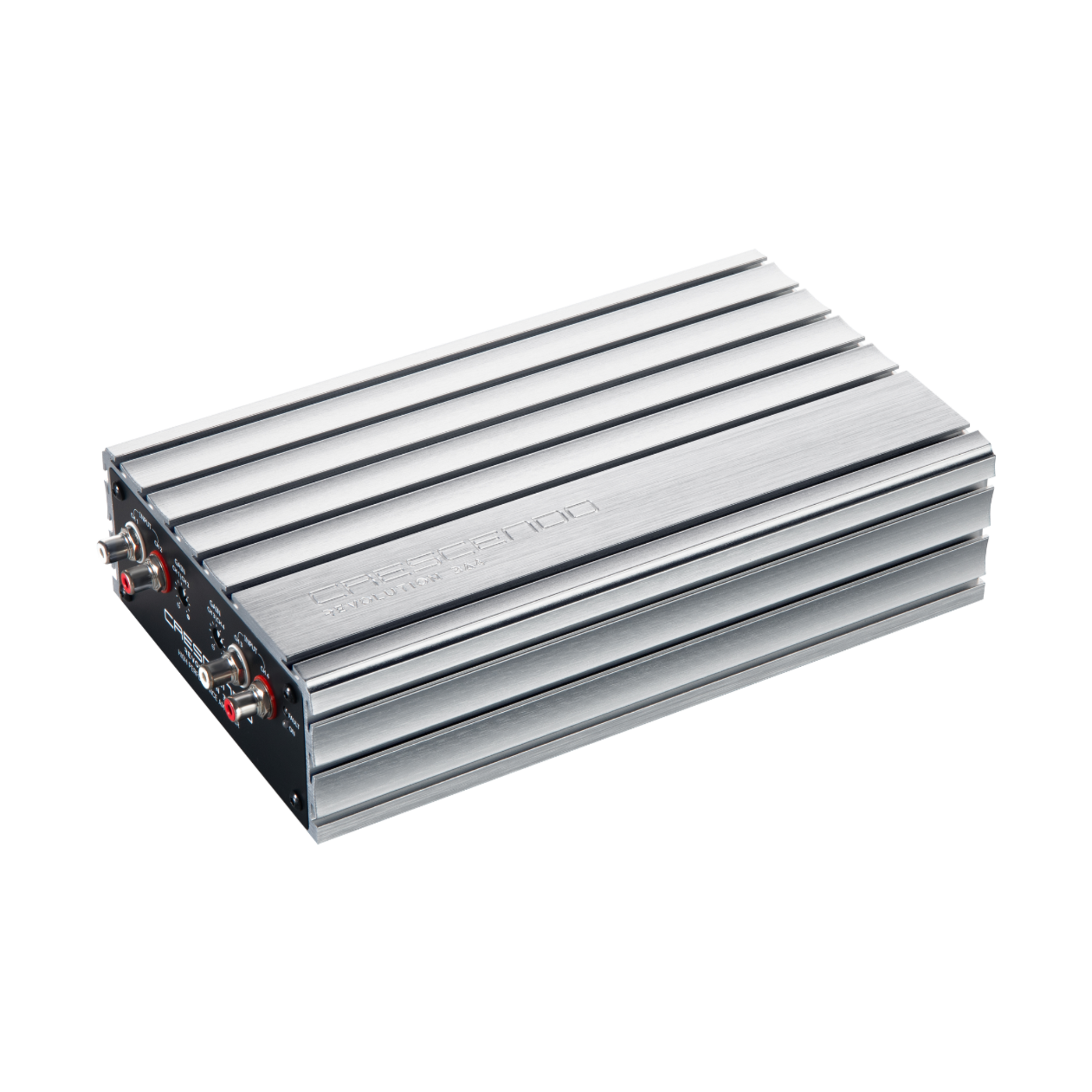 Crescendo revolution 3A4 4 channel amplifier tilted left