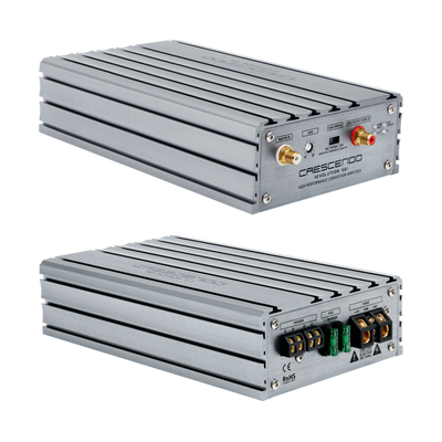 Crescendo revolution 5A1 amplifier front back