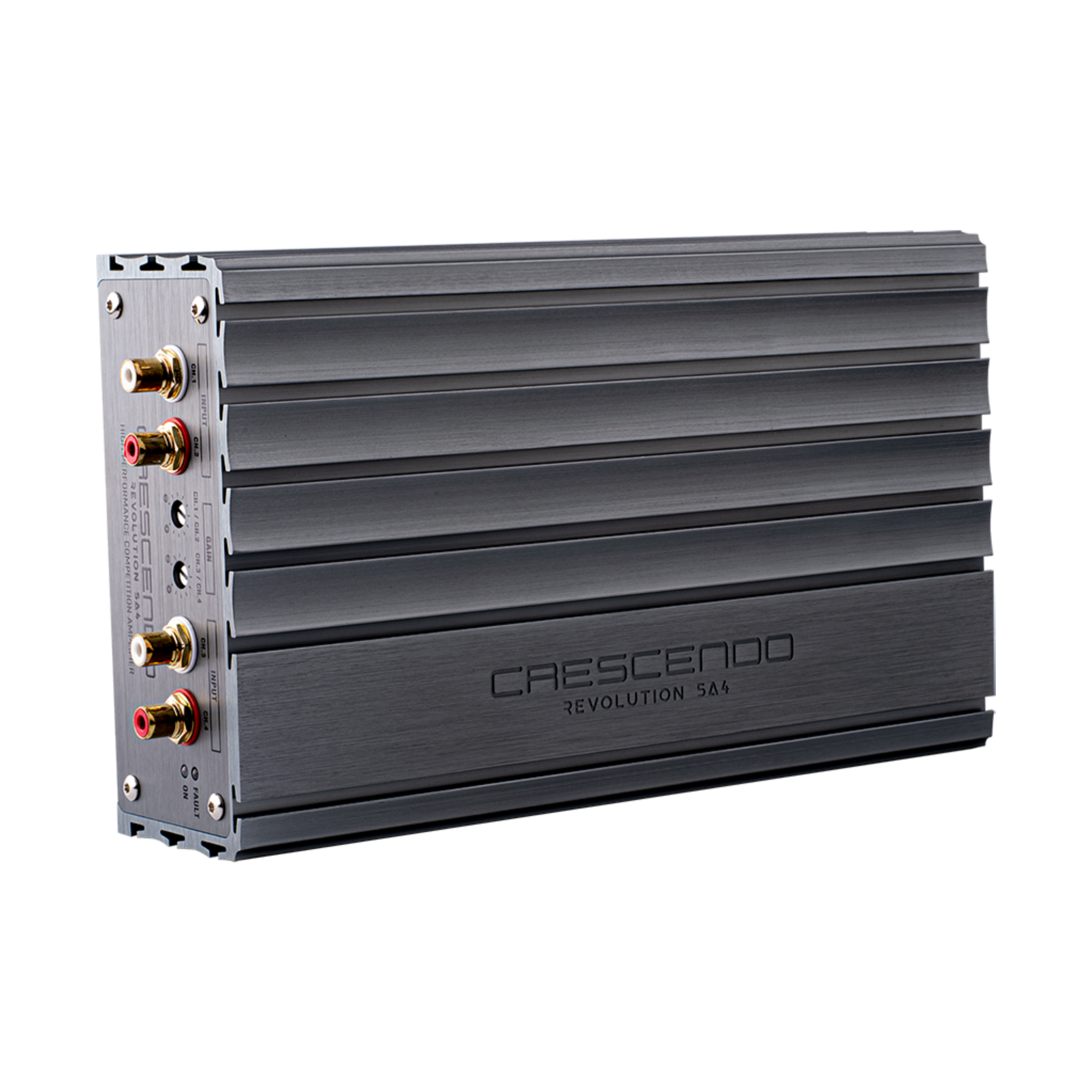 Crescendo revolution 5A4 4 channel amplifier top view