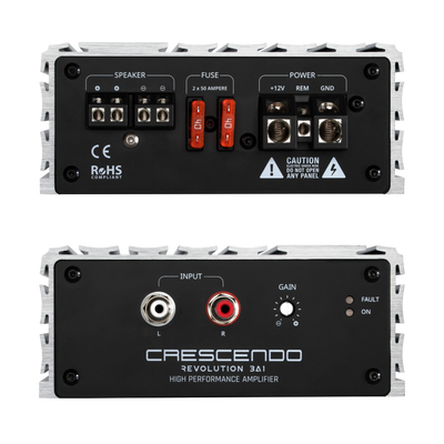 Crescendo revolution 3A1 amplifier side view