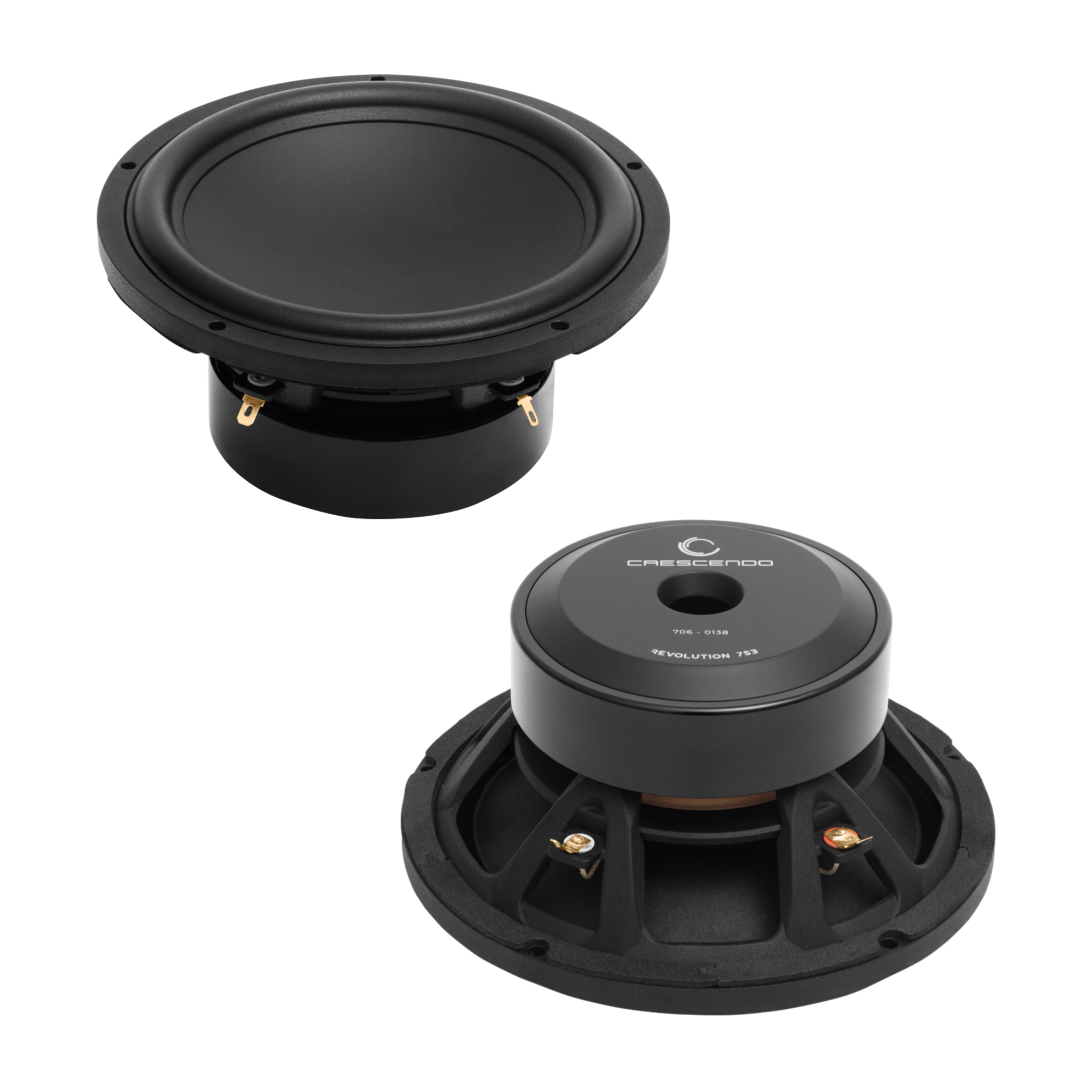 Crescendo 7S3 midbass speaker side view