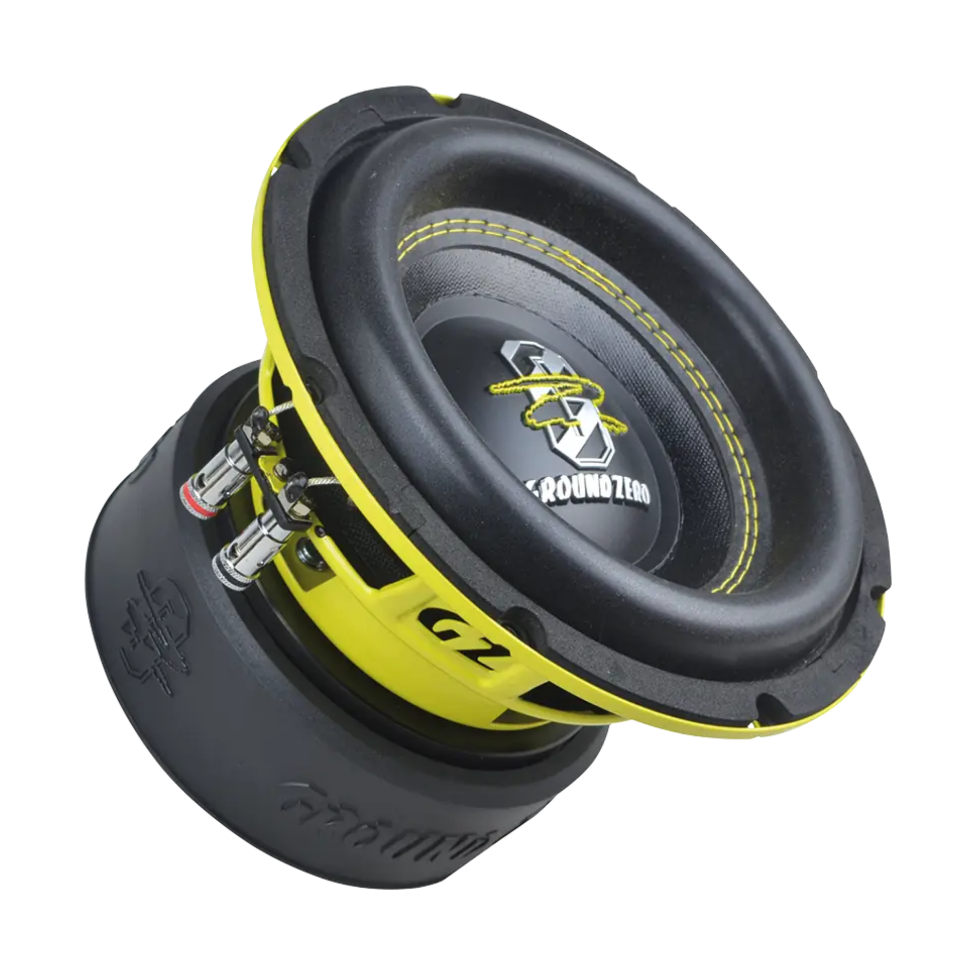 GZRW 8XSPL 8 inch subwoofer angled view