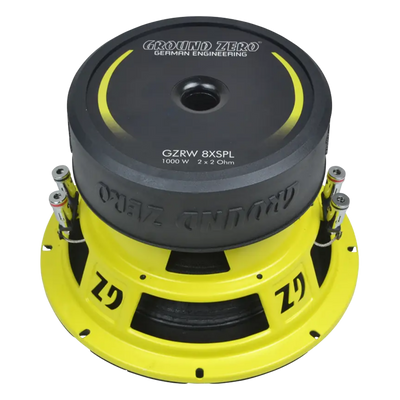 GZRW 8XSPL 8 inch subwoofer back view