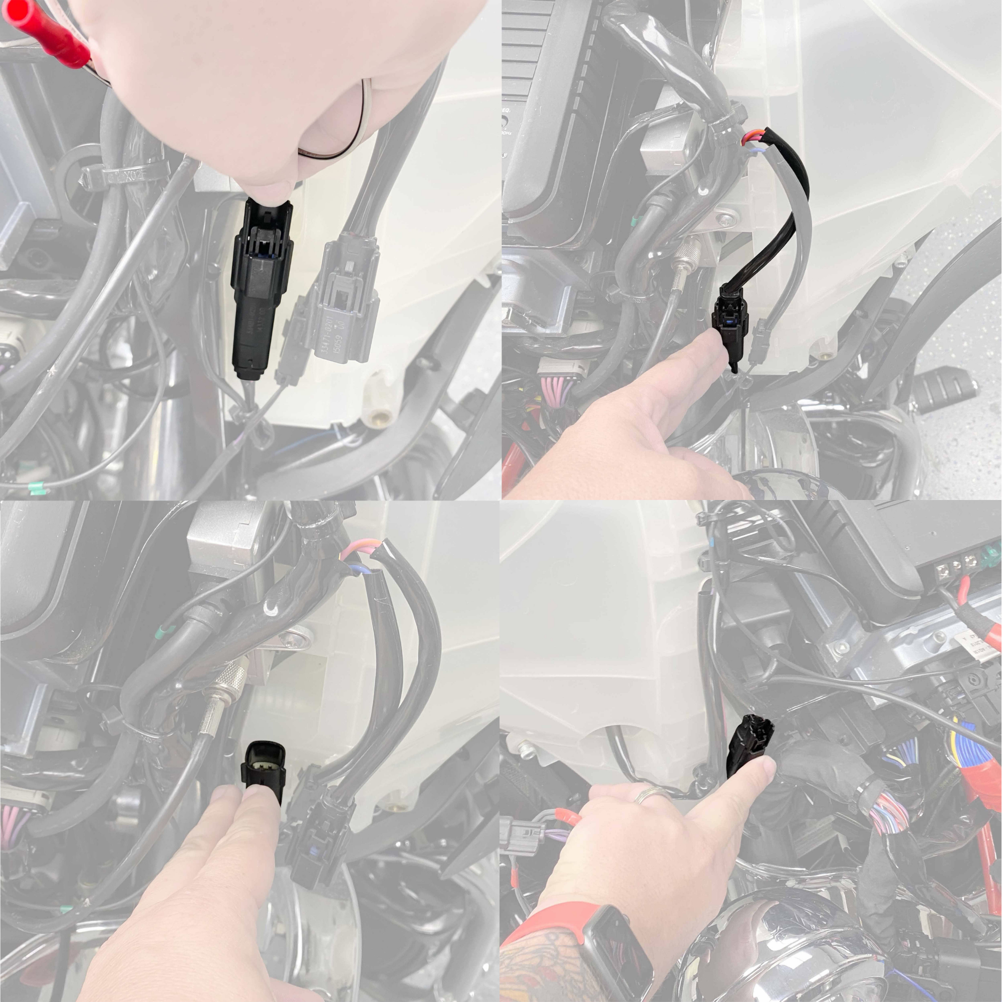 Metra BC-9712 Harley Davidson Front Speaker Pod Harness (FLH/FLT 2014-2023.5)