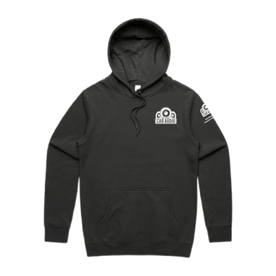 OSCA competition logo charcoal hoodie front