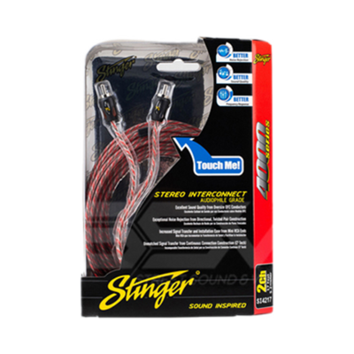 Stinger 4000 Series — 2 Channel RCA Lead (0.5m-5m)