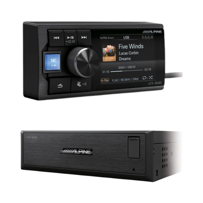 Alpine UTX-M08S — Hi-Res Audio Digital Media Player (Bluetooth + Dual USB)