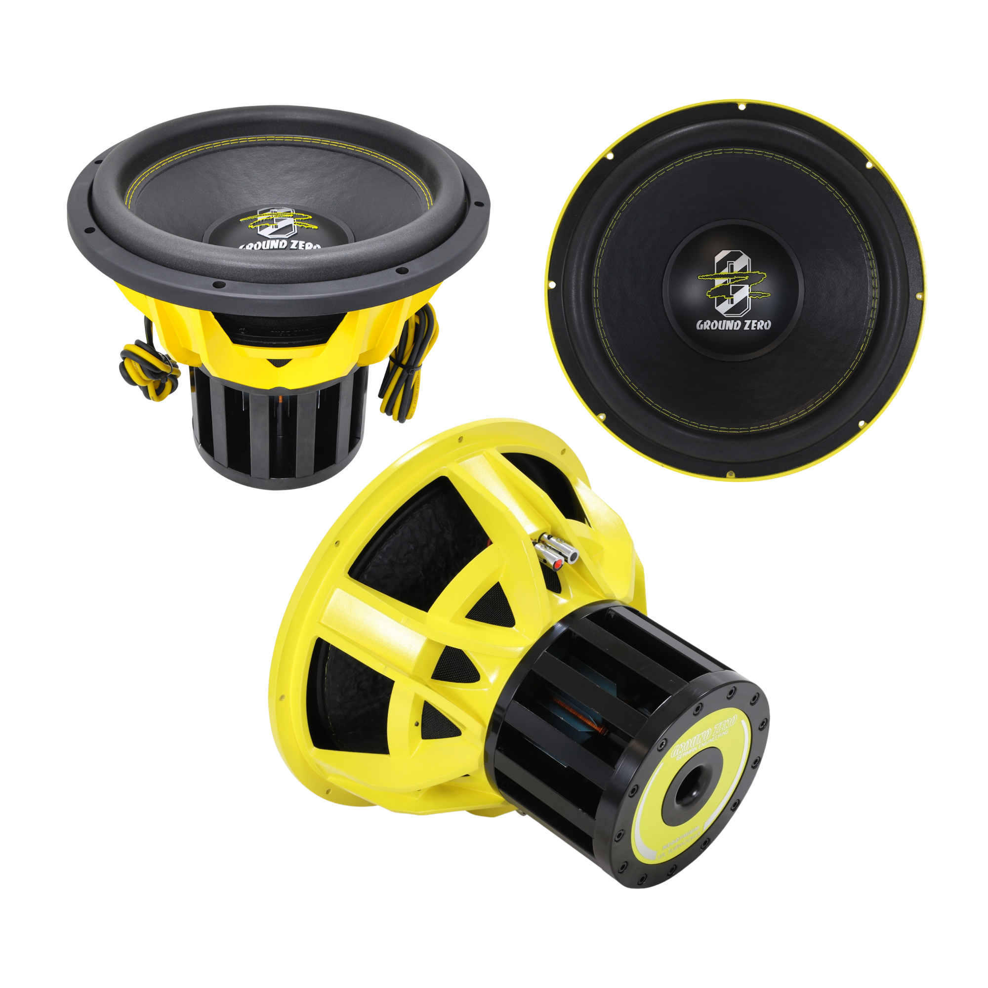 Ground Zero GZNW 15 NEO-EXTREME — 15" High Performance Subwoofer (Dual 1Ω)