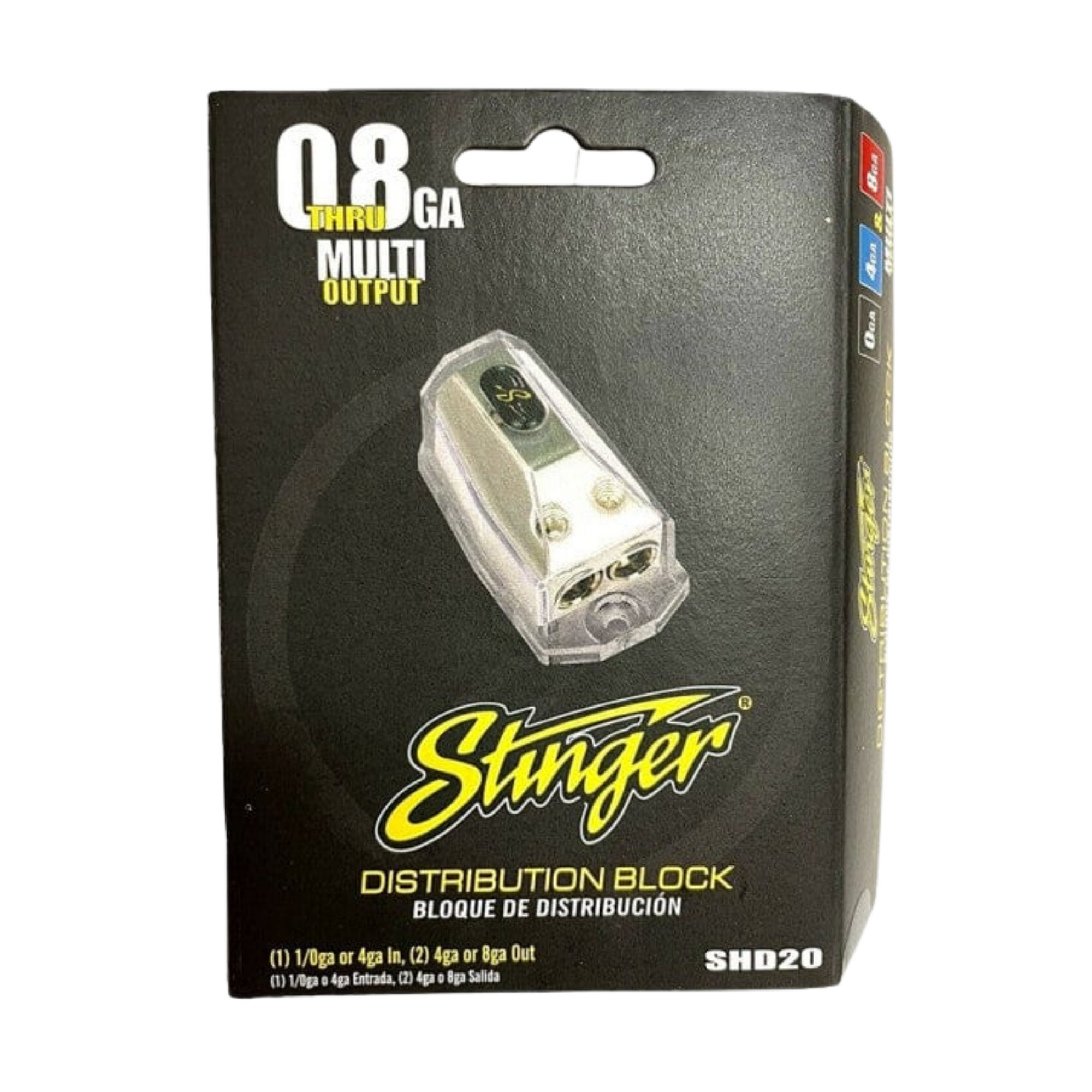 Stinger SHD20 2-Way Distribution Block (1-in-2-out)