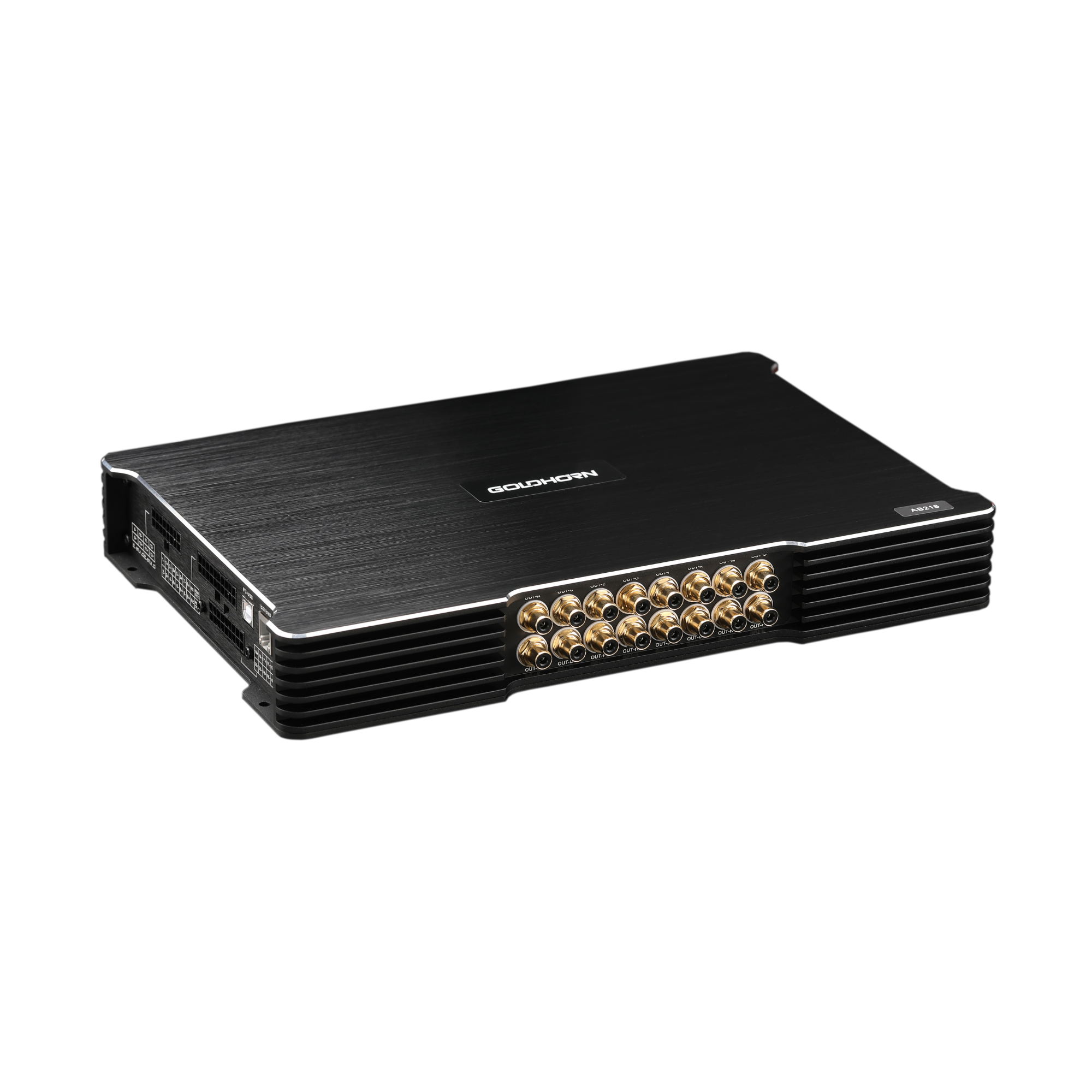 Goldhorn AB218 — 20 Channel A²B DSP Amplifier for EVs