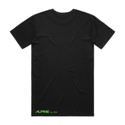 Alpine green vintage graphic t-shirt back