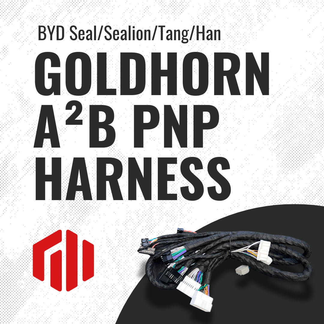 Goldhorn A²B PNP Harness for BYD Seal/Sealion/Tang/Han (Dynaudio) 1.5M