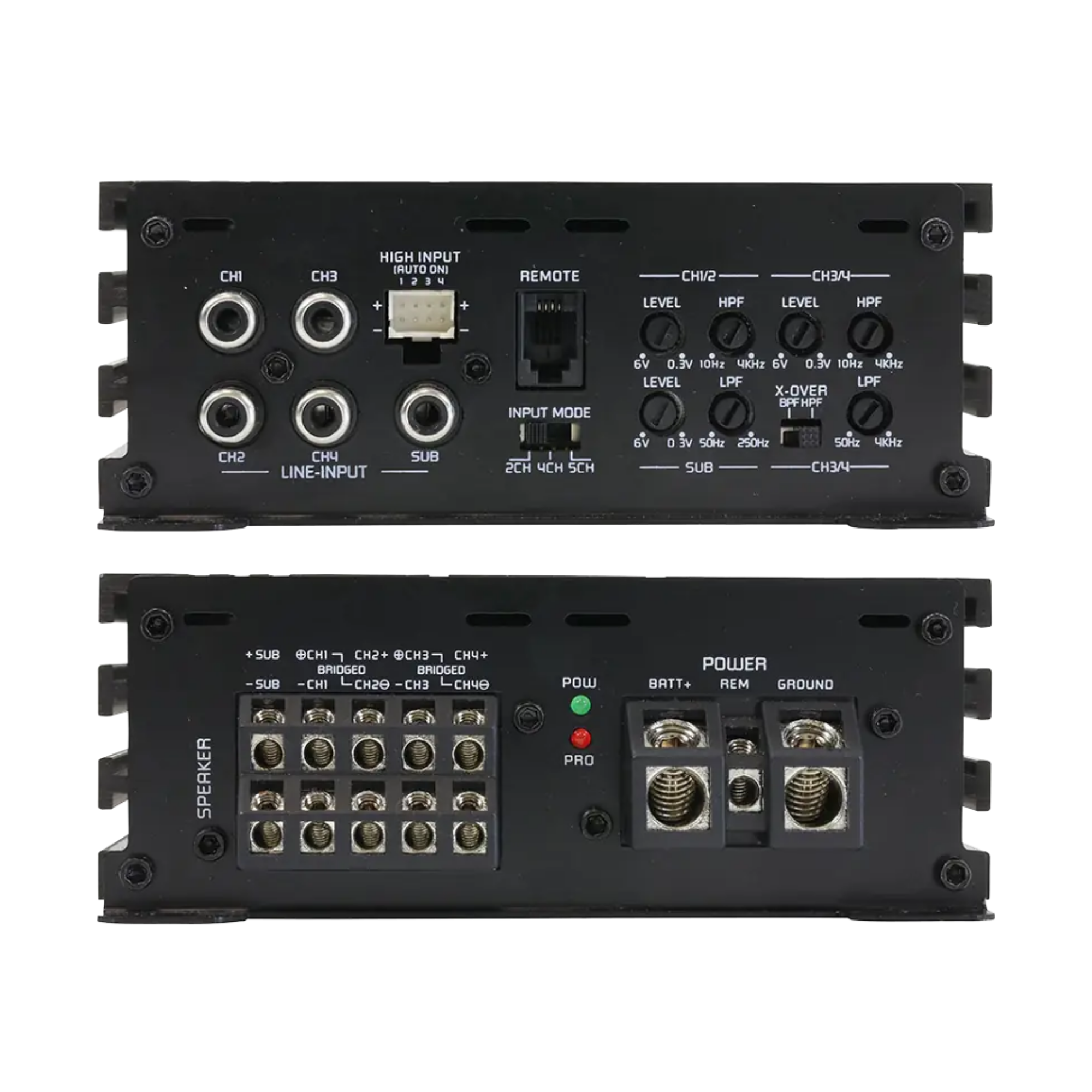 Ground Zero GZHA MINI FIVE Compact 5-Channel Amplifier (Class D)