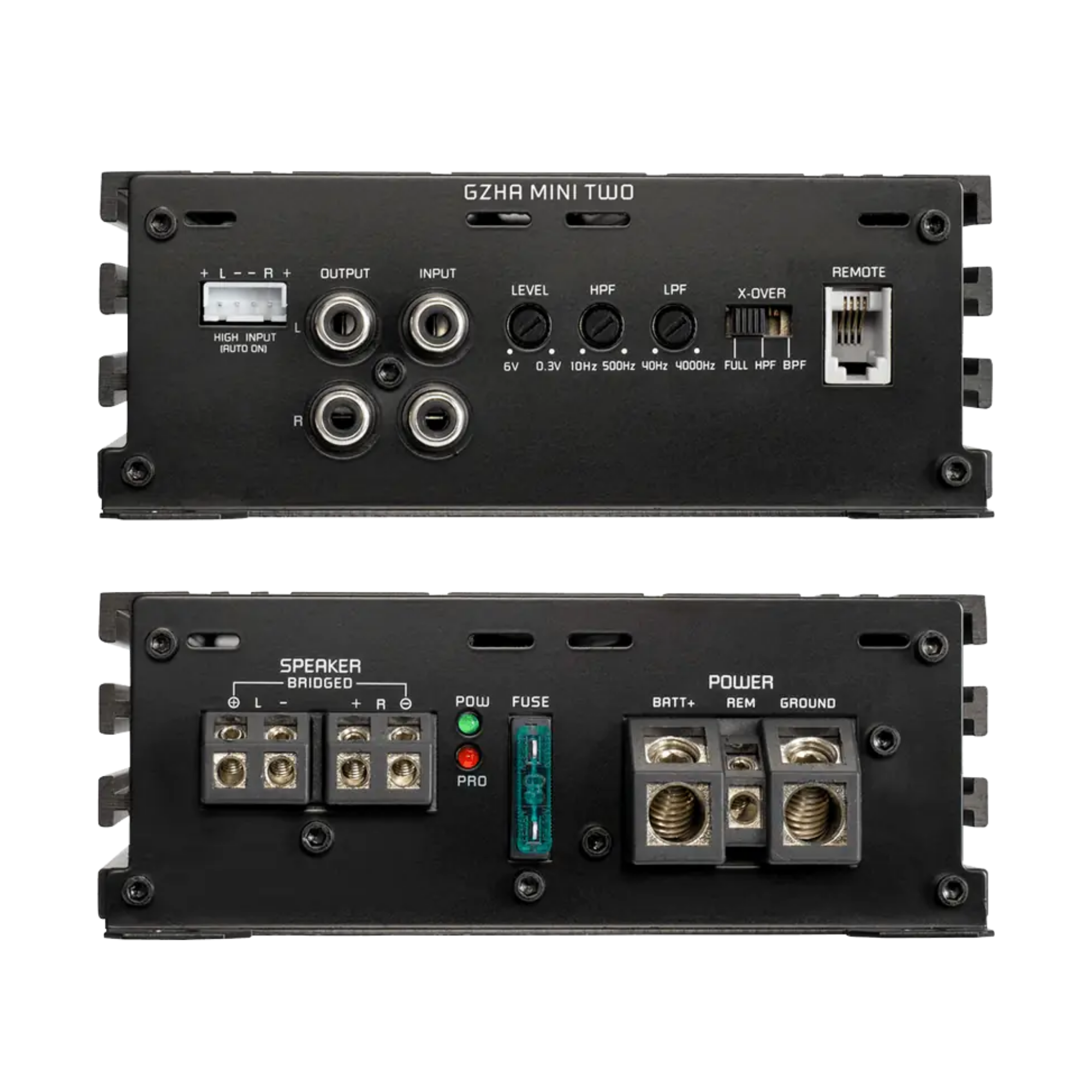 Ground Zero GZHA MINI TWO Compact 2-Channel Amplifier (Class D)