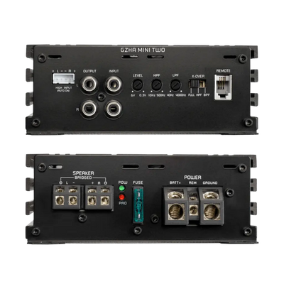 Ground Zero GZHA MINI TWO Compact 2-Channel Amplifier (Class D)