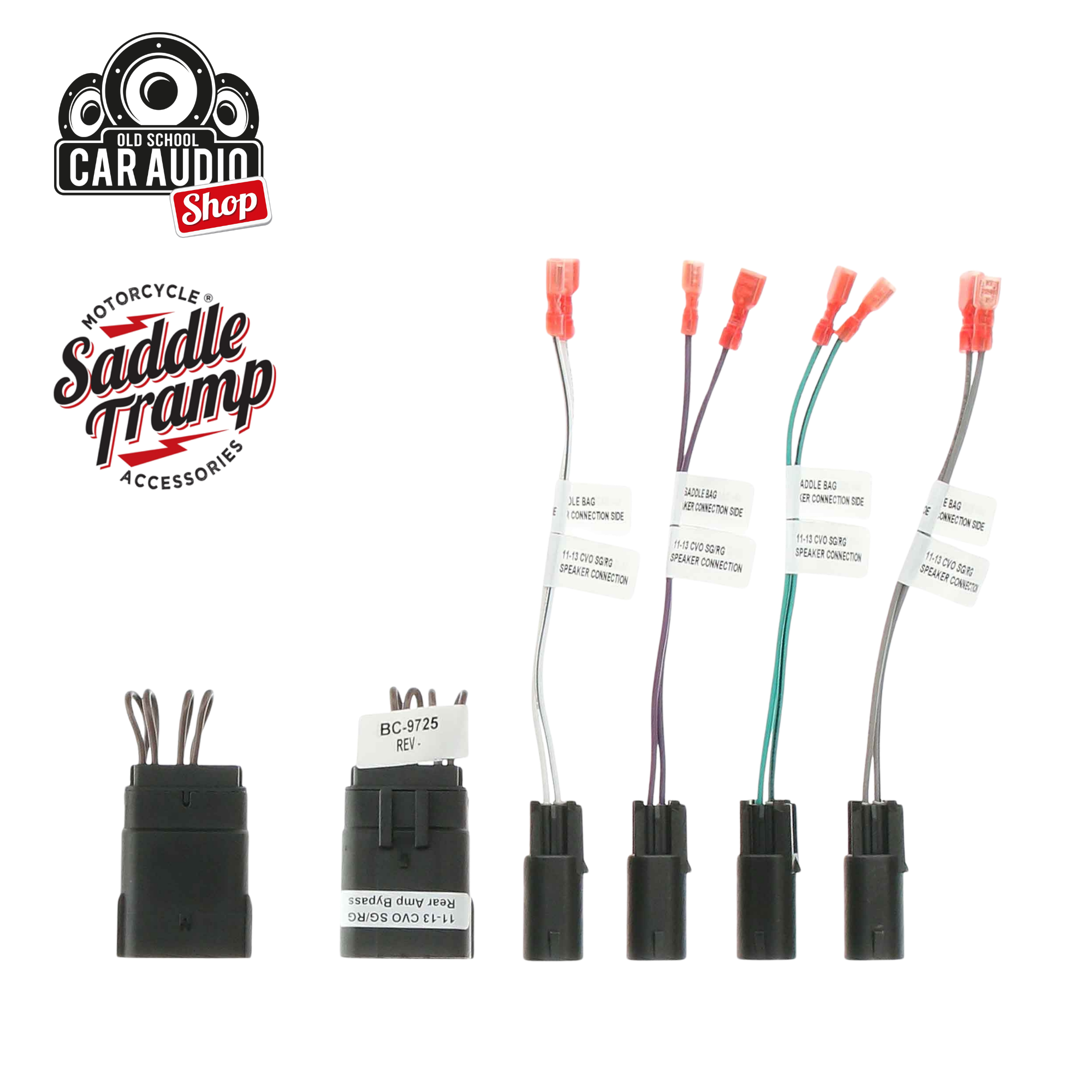 Metra BC-9725 Harley Davidson CVO Amp Bypass Harness (FLH/FLT 2011-13)