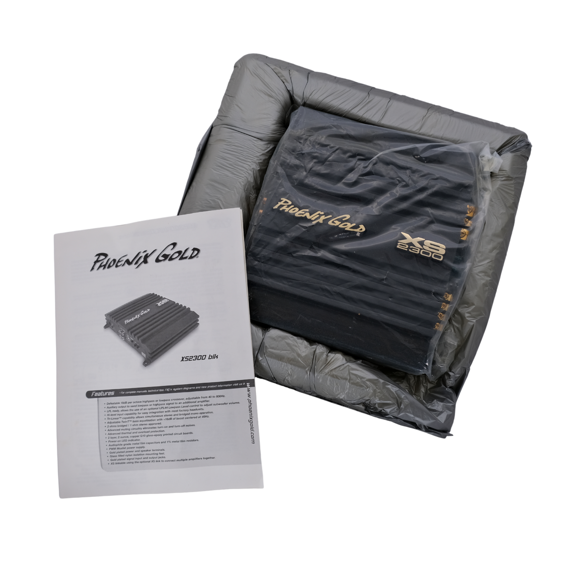 *RARE* Phoenix Gold XS2300 BLK Vintage Power Amplifier (New-Old-Stock)
