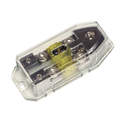 Stinger SHD820 2 way fused distribution block with MIDI fuse compatibility